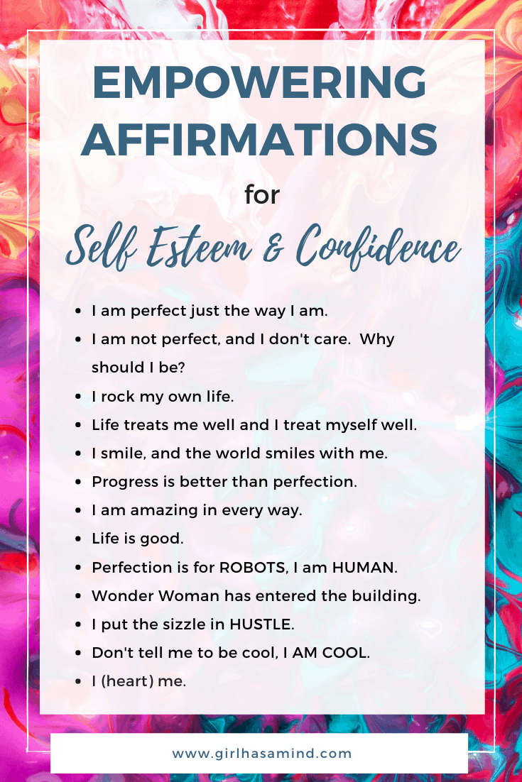 self acceptance affirmations